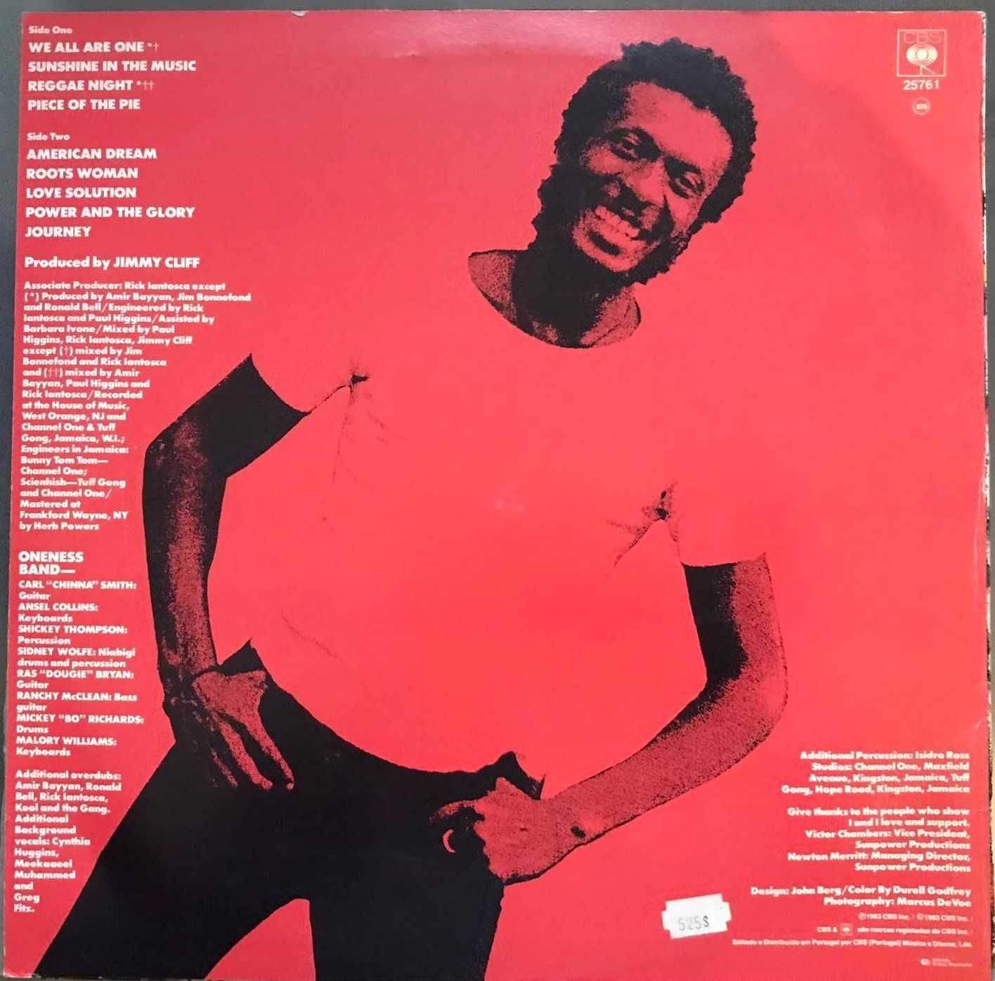 Vinil - Jimmy Cliff - The Power and the Glory