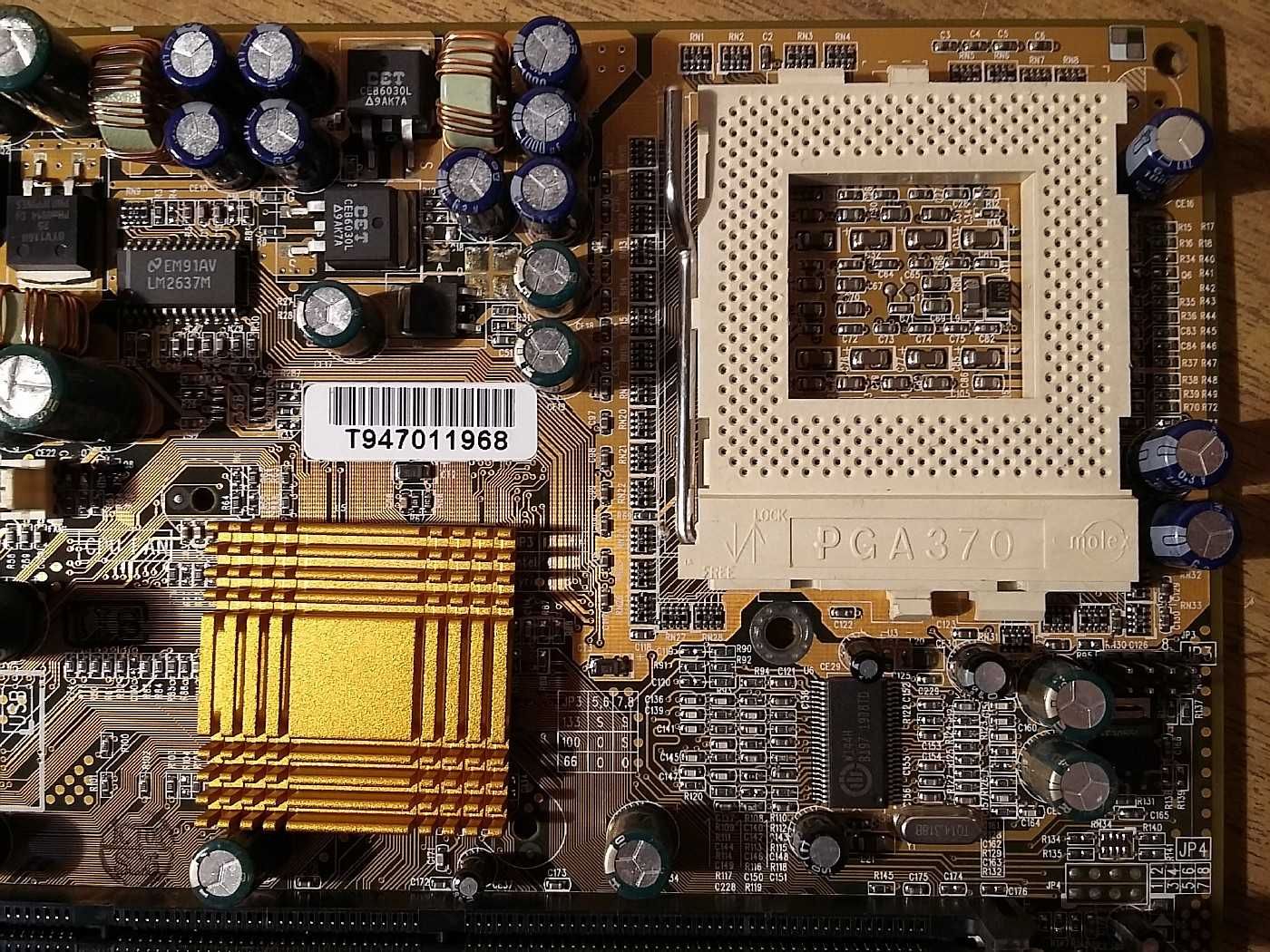 Материнская плата для компьютера BIZ1B / BVC1B ISA (Socket 370)