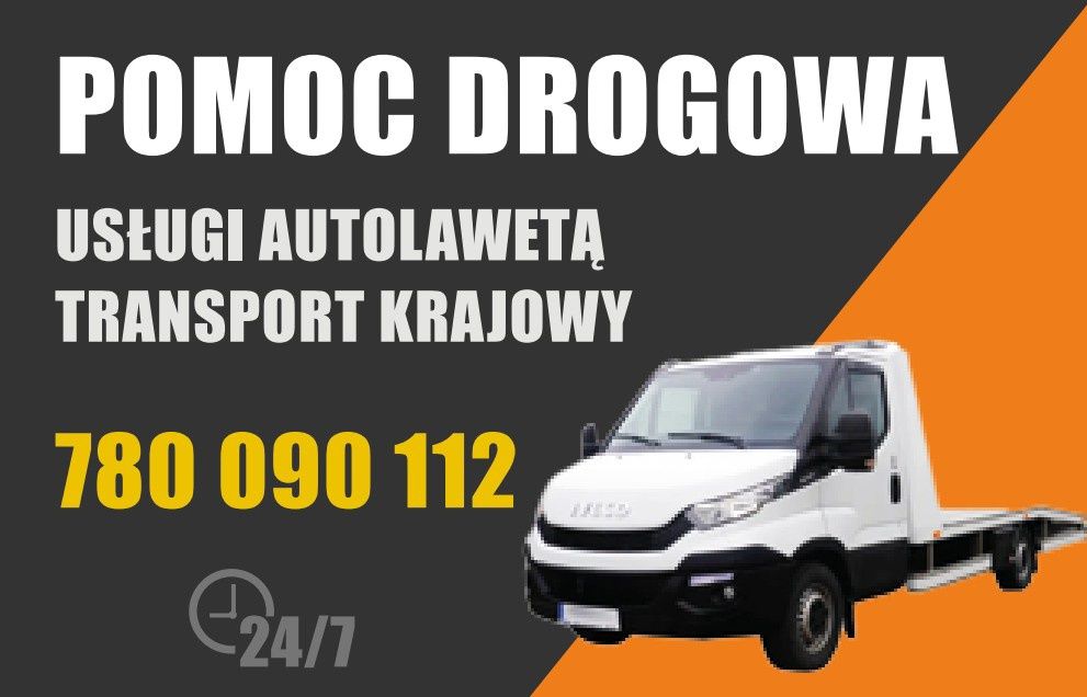 Transport Samochodów Maszyn Rolniczych Laweta Pomoc Drogowa 24h/7