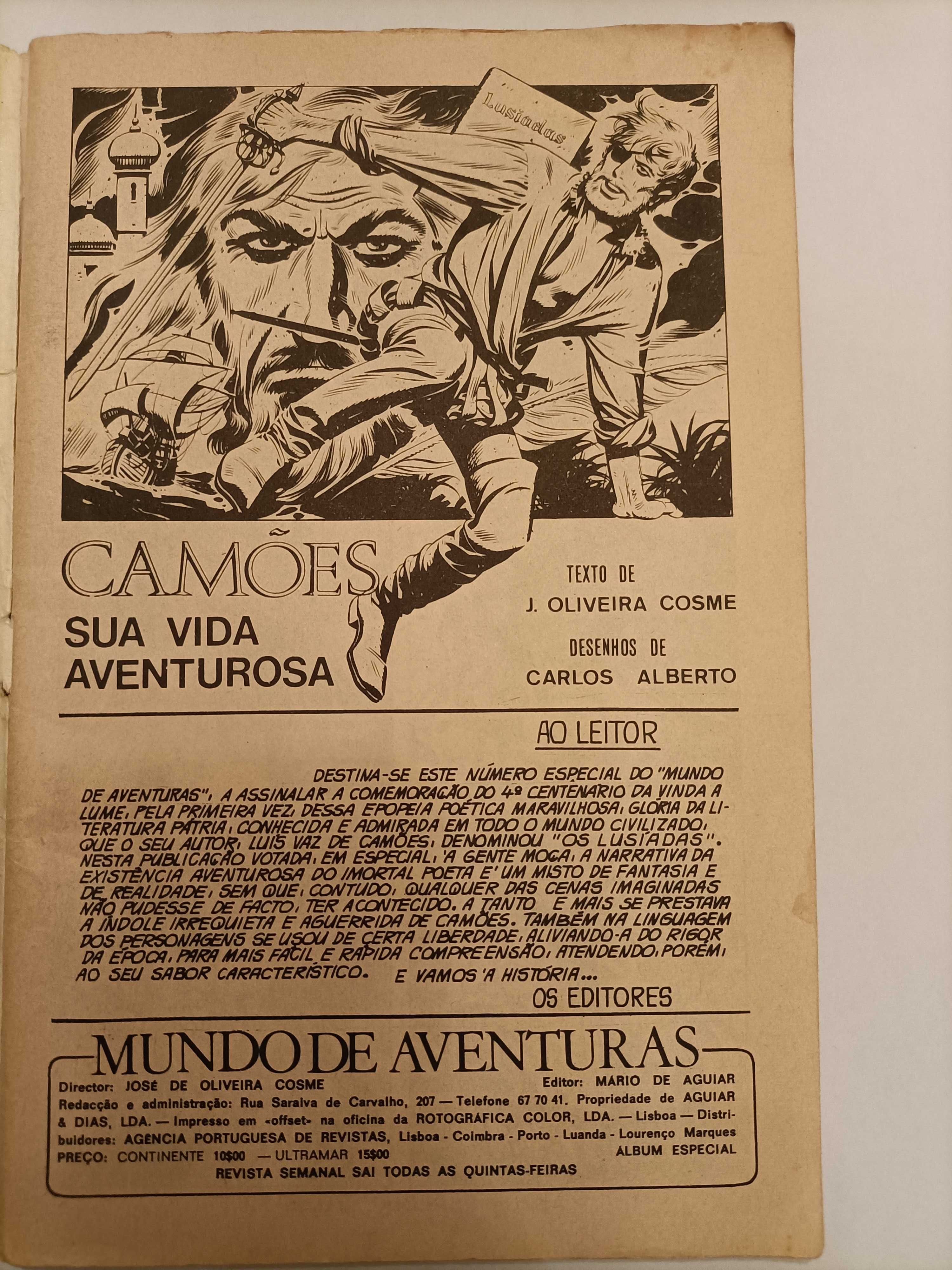 Revista BD Camões, Sua Vida Amorosa