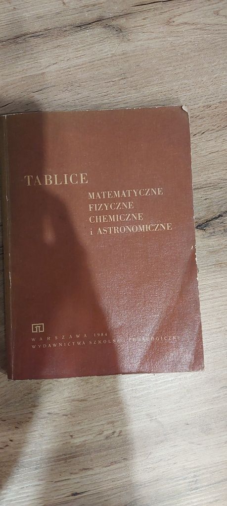 Tablice matematyczne fizyczne chemiczne