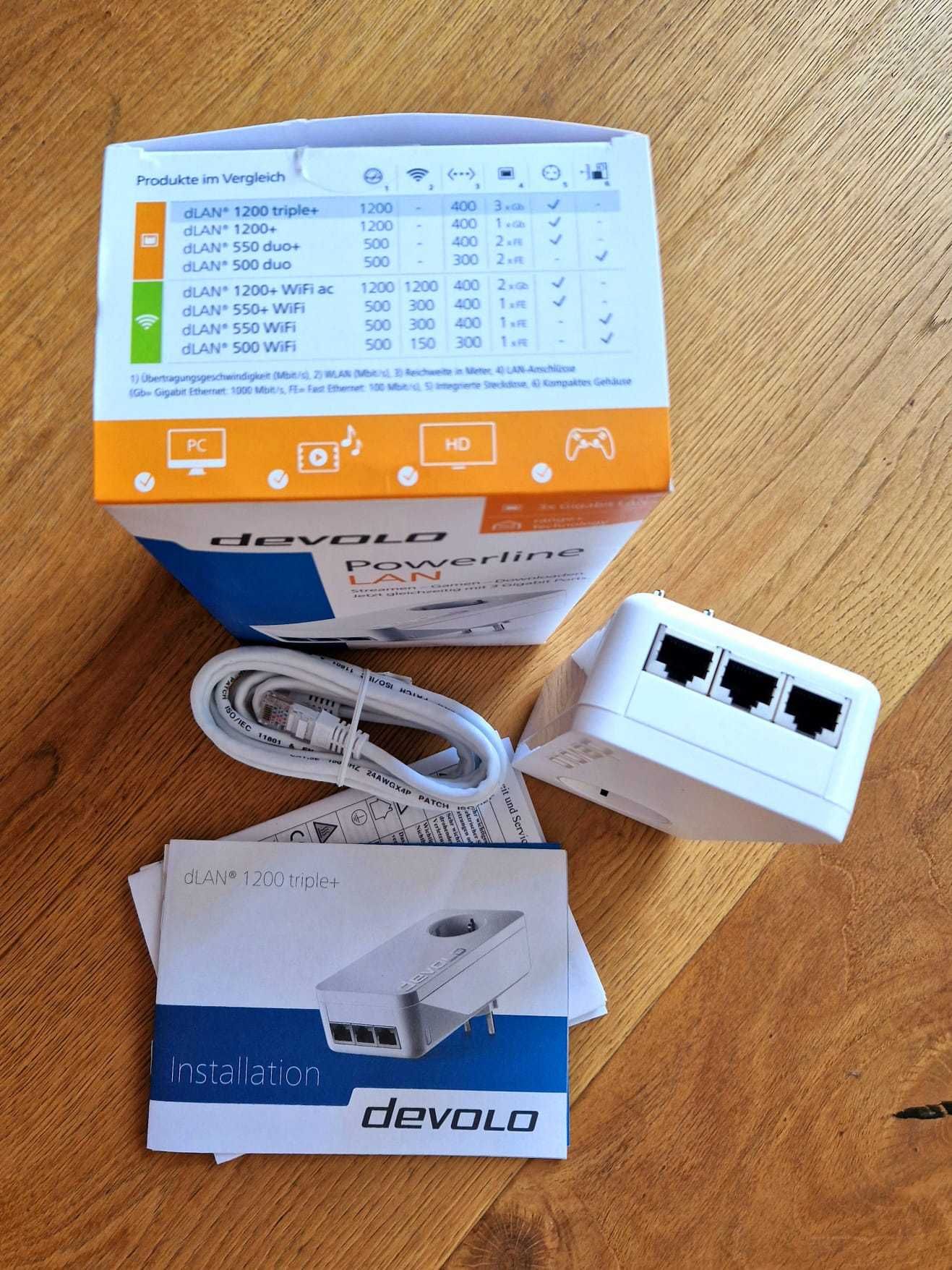 Devolo dLAN 1200 Triple+ adapter Powerline (adapter zapasowy)