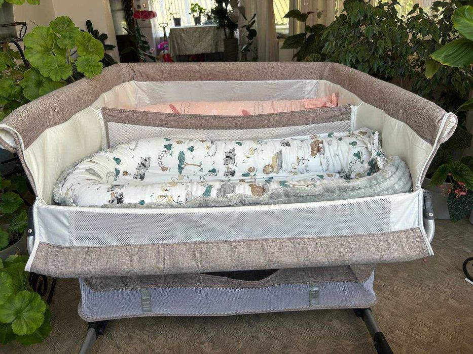 Дитяче ліжечко для двійні (аналог ліжка Chicco Next2Me Twins)