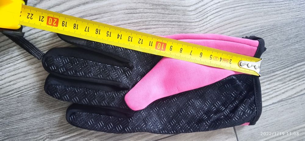 Перчатки спортивные женские прорезиненные для велосипеда