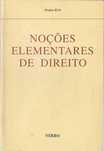Noções elementares de Direito-Nuno Eiró-Verbo