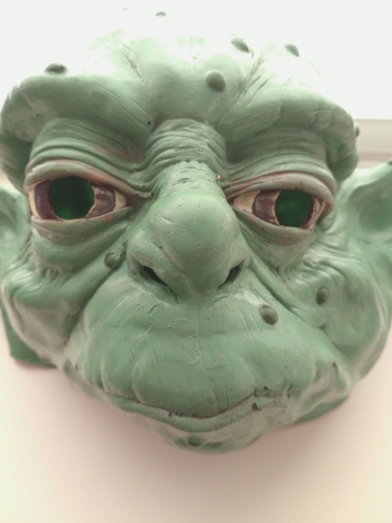 Латексна голова маска Мастер Йода для тематичних фотосесій