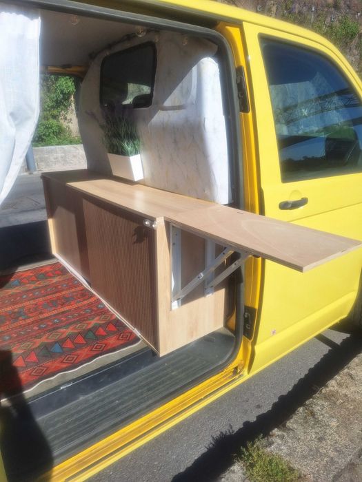 autocaravana dormitório vw transporter t5
