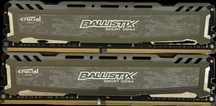 Pamięć RAM DDR4 Crucial Ballistix 2x8GB 16GB 2400MHz