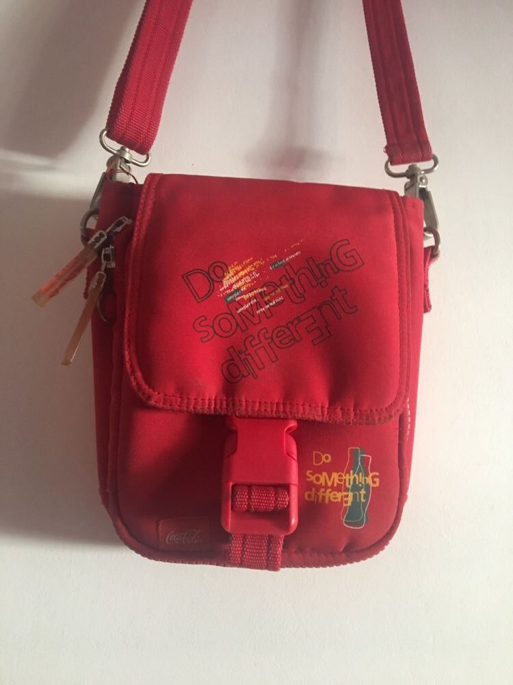 Mochila/Bolsa/Mala Tiracolo/Ombros Coca-Cola 1999