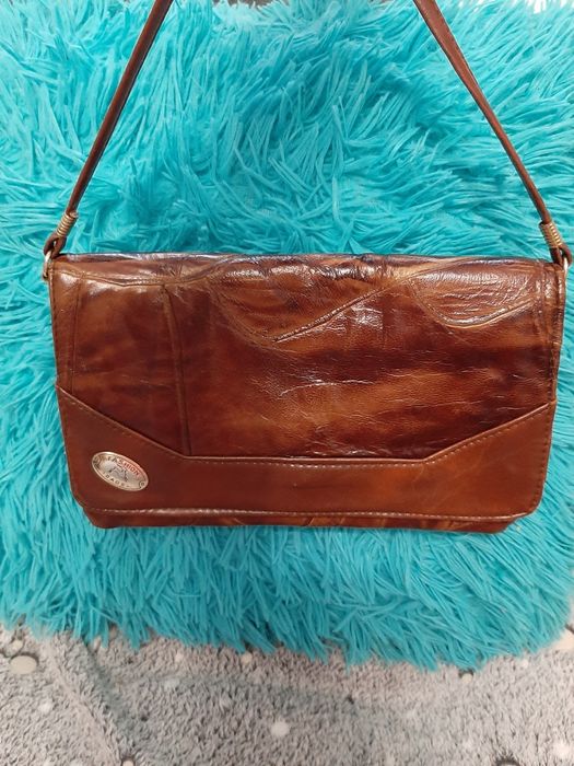 Skórzana torba listonoszka skóra naturalna