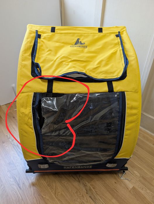 Hafenbande Przyczepka Rowerowa Cabby L Jogger 155X74X103Cm Do45Kg Duża