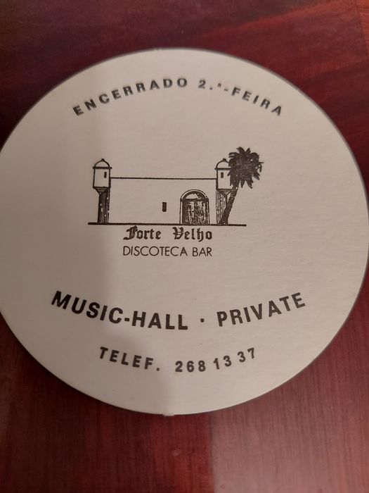 2 Bases de copos Vintage do Forte Velho.