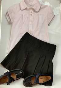 Продам комплект одежды для школы( блузы, юбка, брюки)