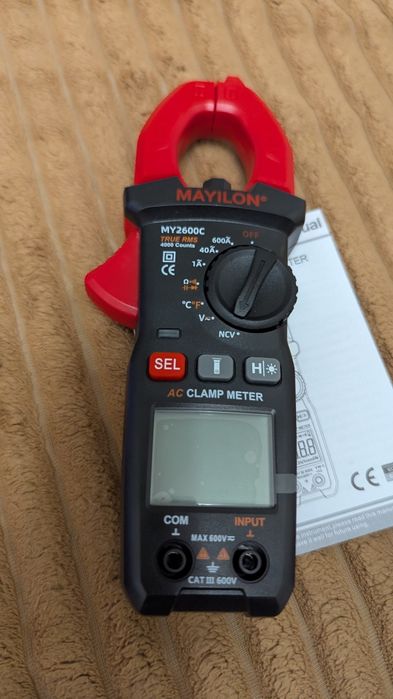 Мультиметр кліщовий MAYILON MY2600C True RMS