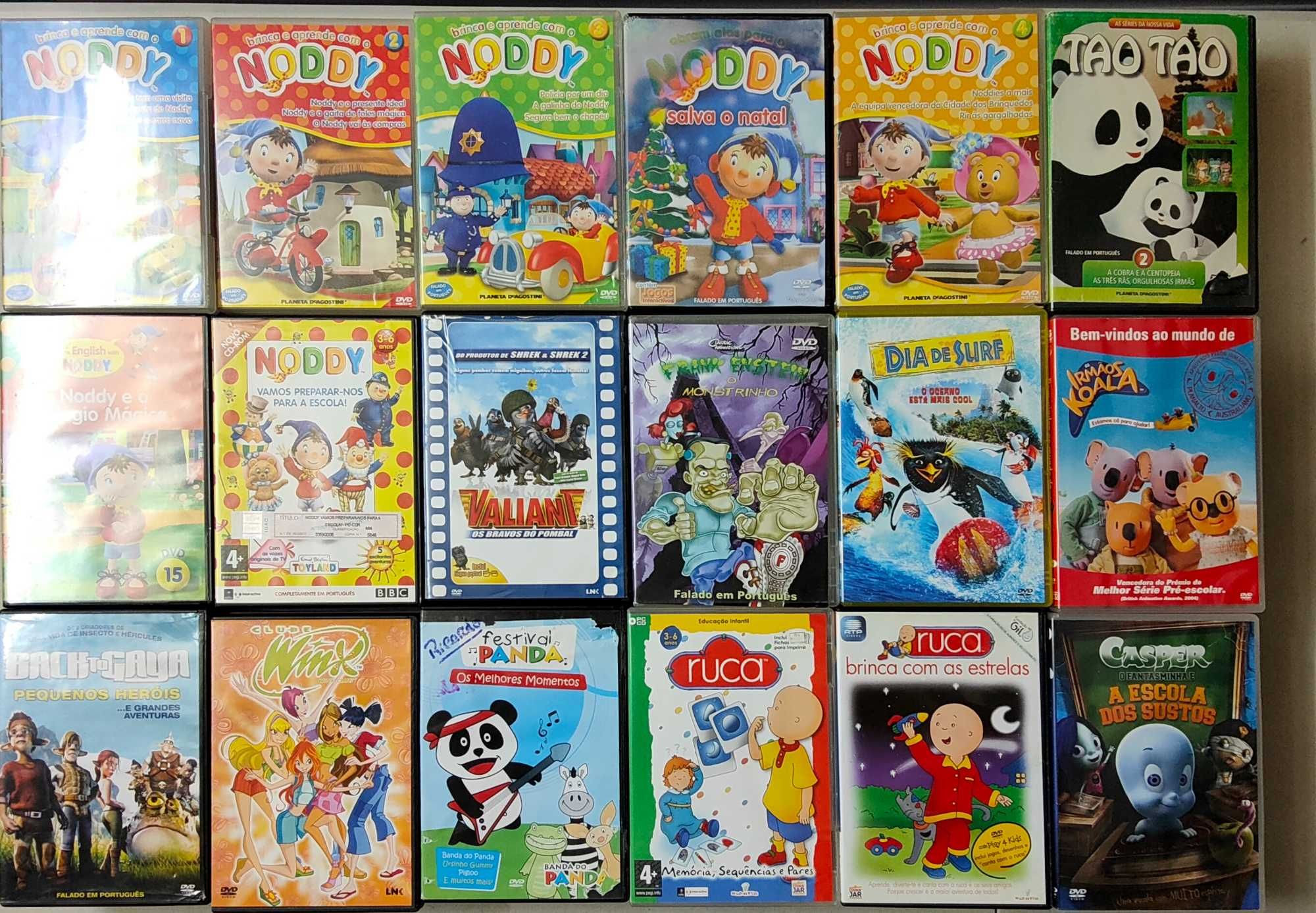 Lote Dvd Infantil 1 - Ver lista Abaixo - PROMOÇÂO 1 €