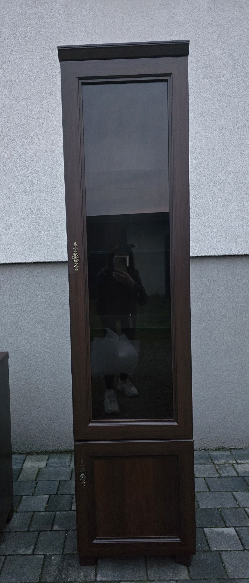 Zestaw Komoda + Witryna oświetlenie led bdb stan Możliwość Dowozu