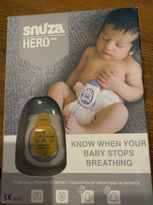 Monitor oddechu SNUZA® HERO MD (Wyrób medyczny). Nr 1 na świecie!