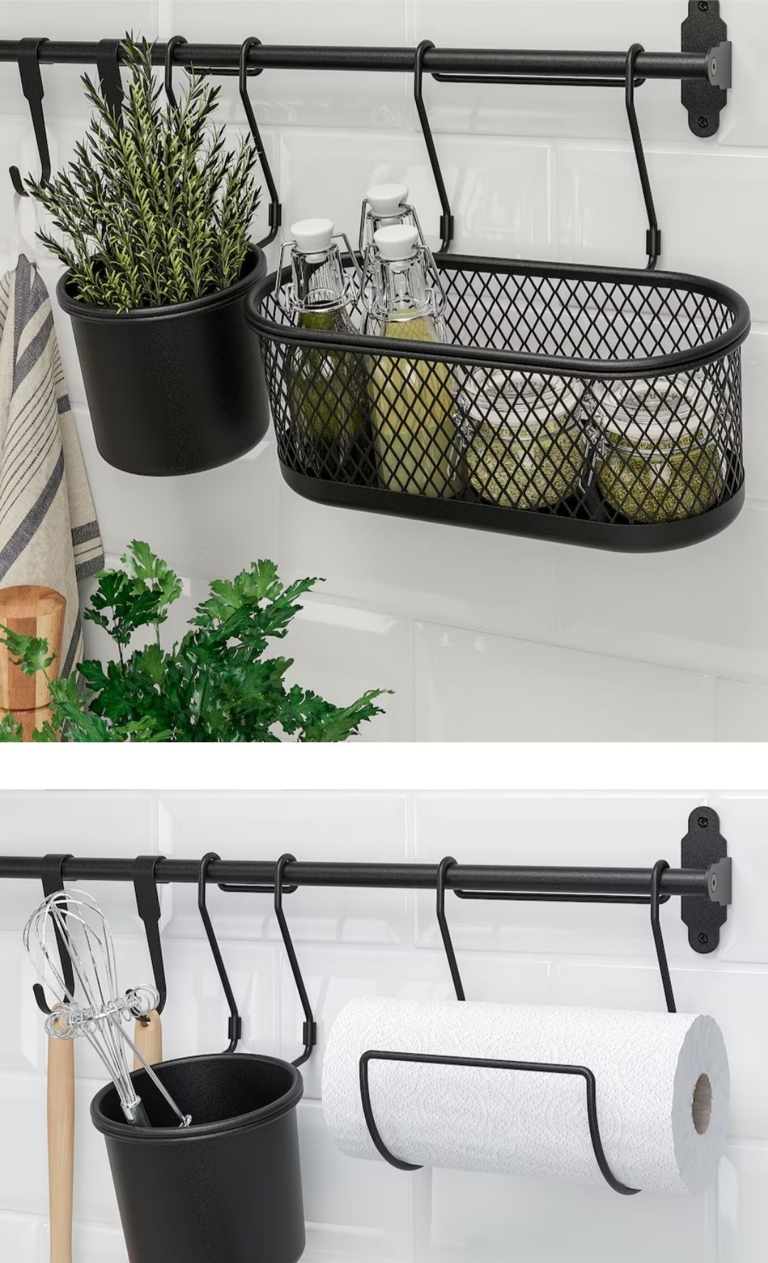 Nowa szyna Ikea HULTARP 80 cm kolor INOX srebrny
