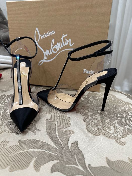 Туфлі, босоніжки, слінгбекі Christian Louboutin Nosy strass 100