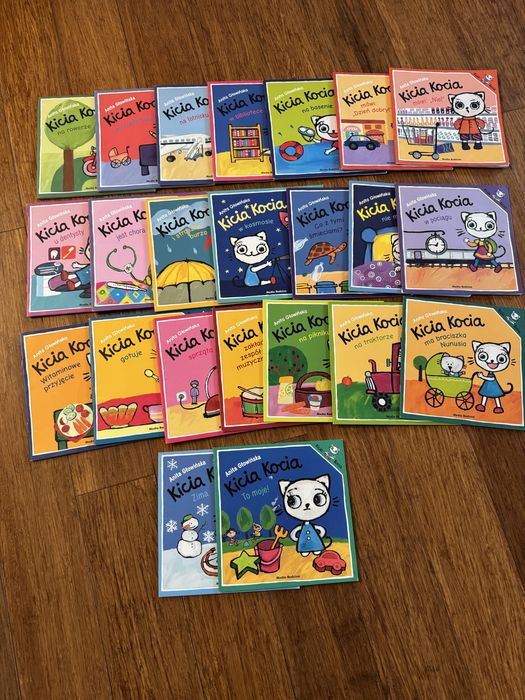 Zestaw 23 książek Kicia Kocia