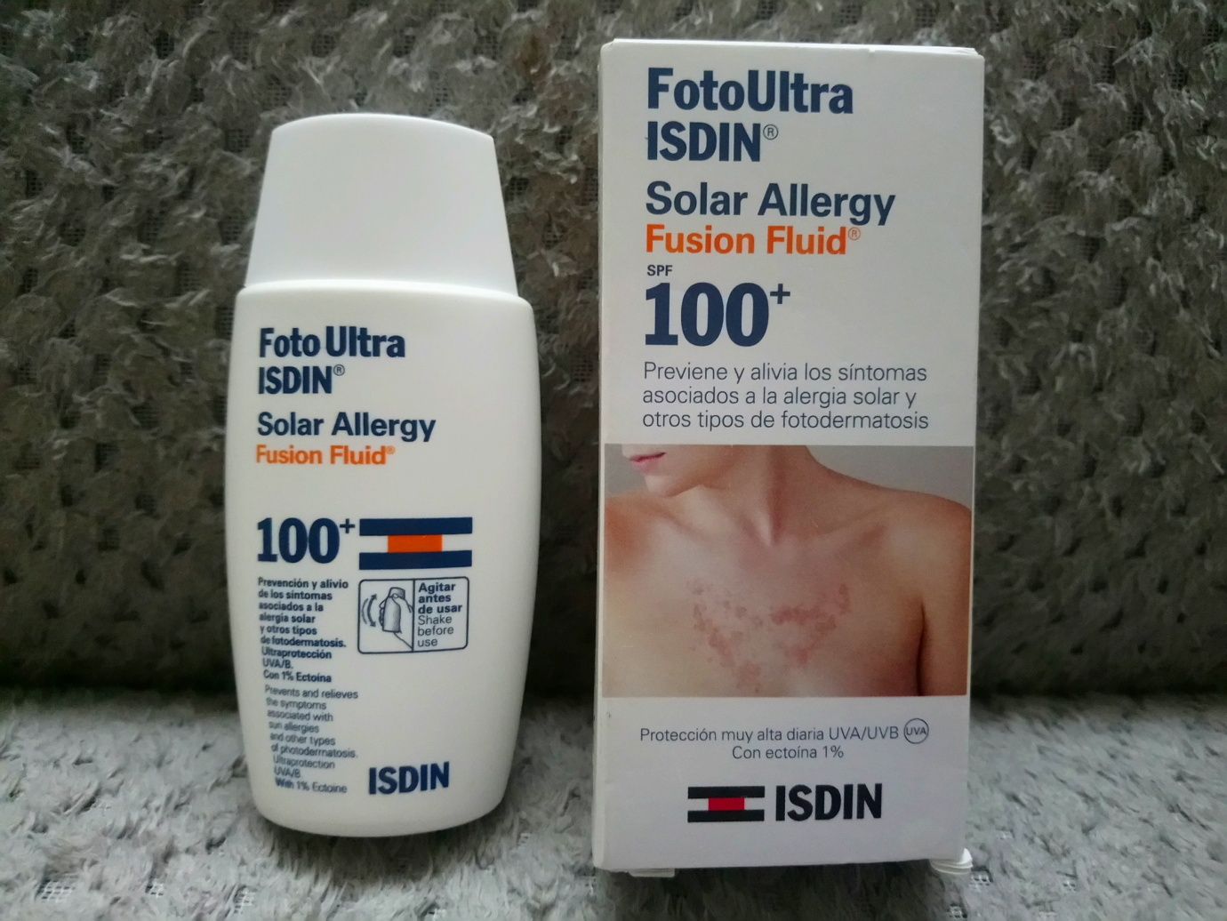 Opalanie Fluid fuzyjny na alergię słoneczną 100+
