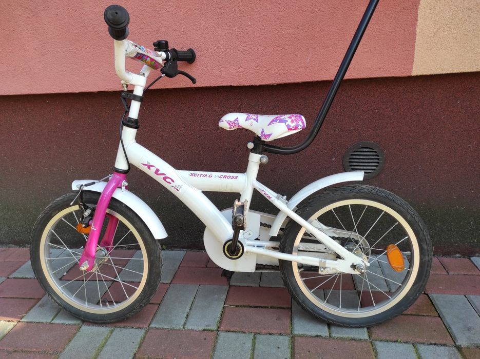 Rower rowerek dla dziewczynki 16 cali