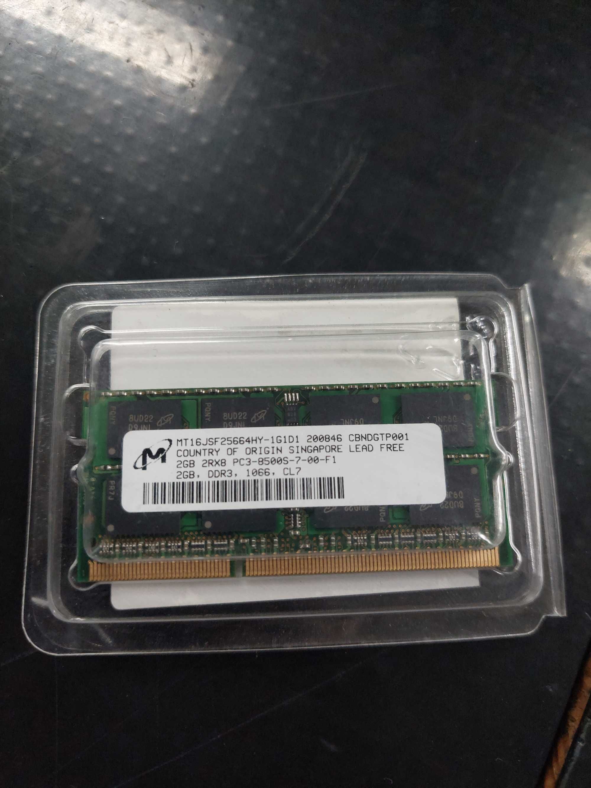 Memória DDR3 2048MB 1066Mhz SODIMM | KVR10663S7/2G