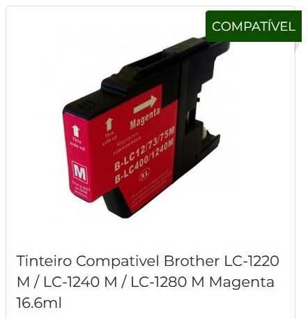 Tinteiro compatível Brother LC-1220 / LC-1240 / LC-1280