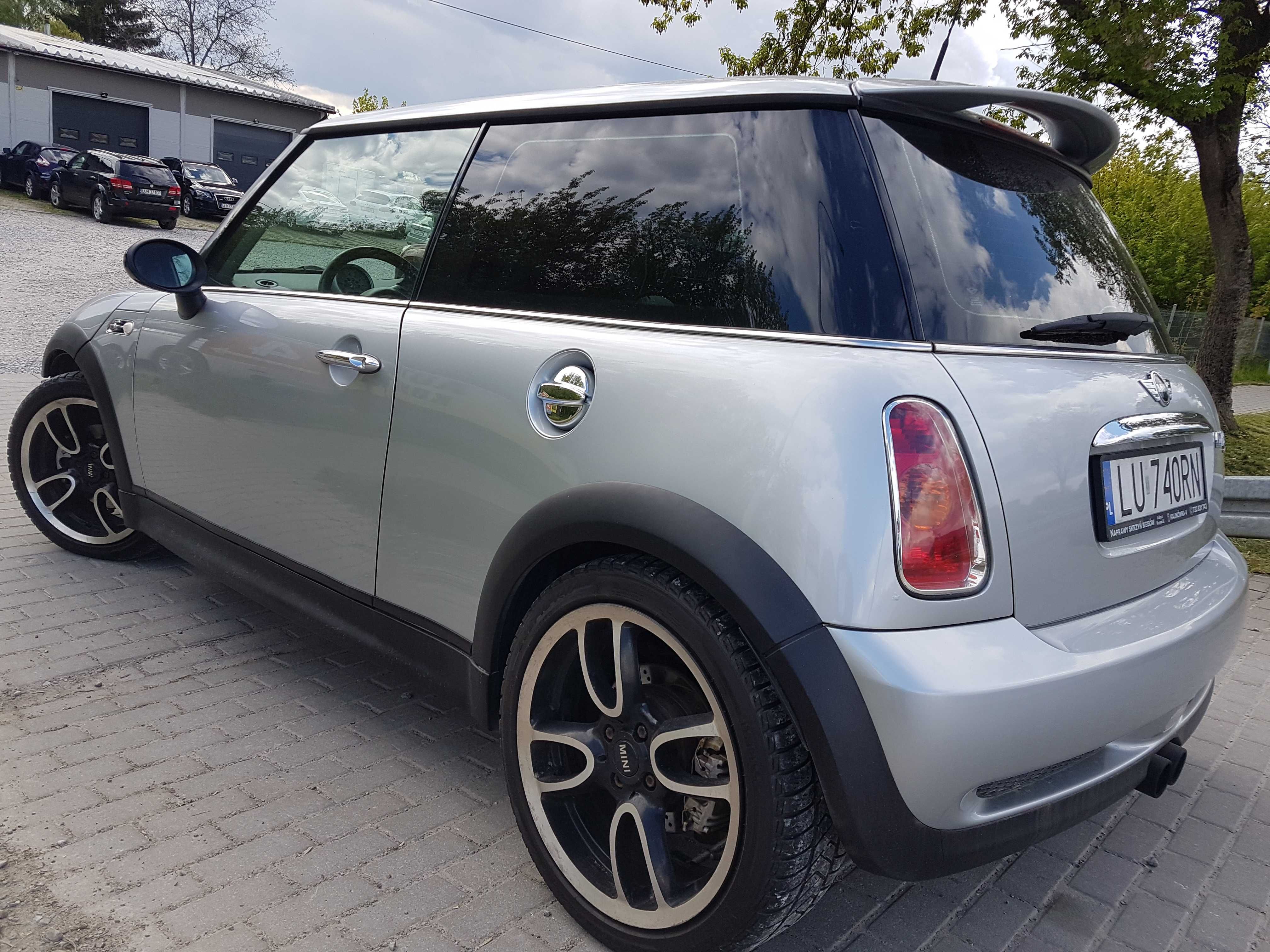 Piękny Mini Cooper S-1,6 Benzyna 173KM Kompresor Bezwypadek Oryginał-