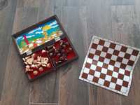 drewniane szachy porządne