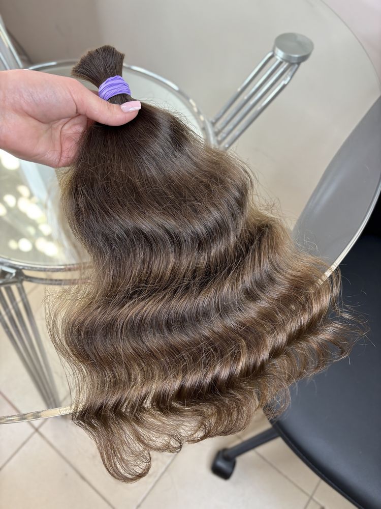 Слов’янське волосся нефарбоване славянские волосы 40 см 97 грам
