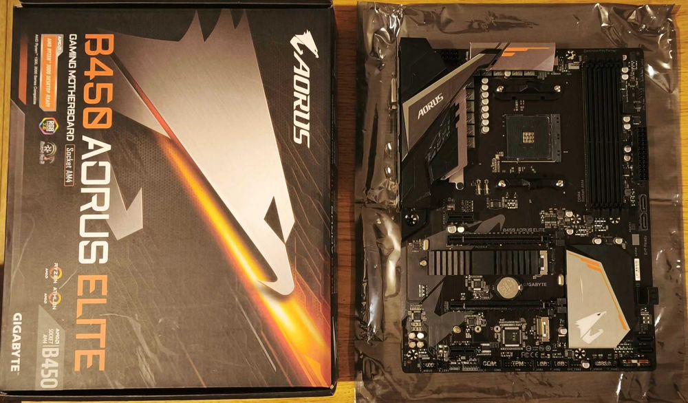 Płyta Główna AM4 Gigabyte B450 AORUS ELITE