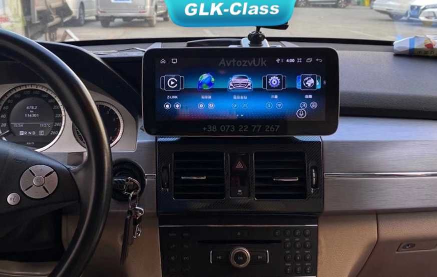 Дисплей GLK Mercedes Benz X204 NTG GPS ЖЛК Магнитола Android CarPlay