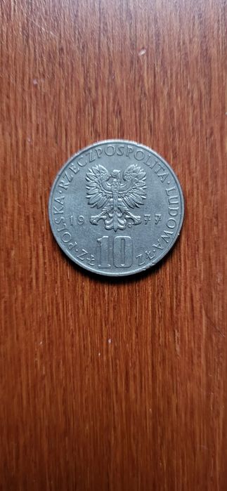 Moneta Bolesław Prus 10 zł., rok 1977