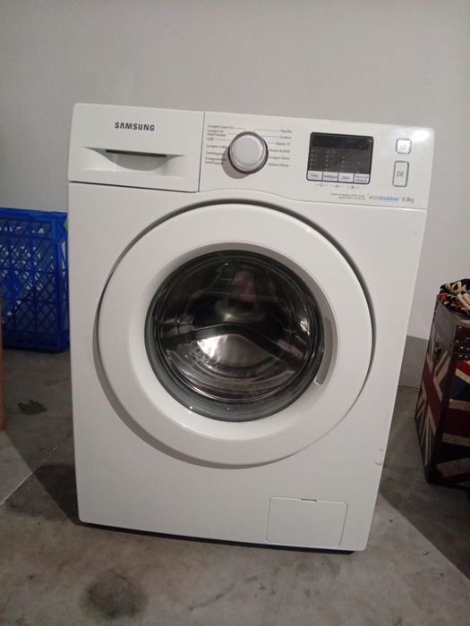 Maq Lavar Roupa - Samsung ecobubble 6kg