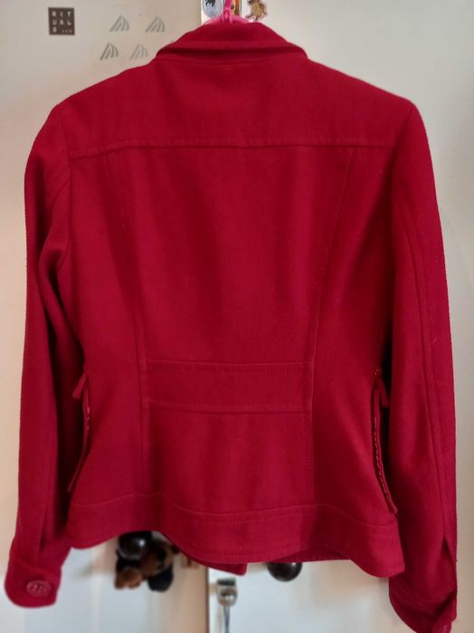 Casaco curto de inverno, bordeaux - M - Stradivarius