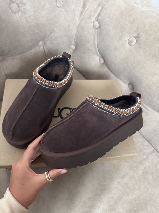 Ugg tazz шоколадні, бежеві. Натуральний замш, супер якість. Фото вживу