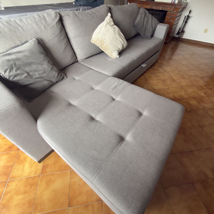 Vendo sofa cinza
