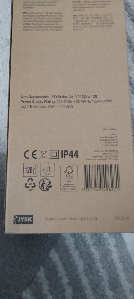 Lampka LED 128 led