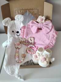 Zestaw Prezentowy baby shower narodziny chrzest prezent baby box