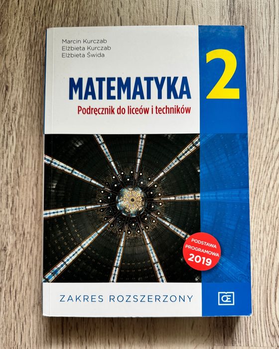 Matematyka 2. Zakres rozszerzony. Podręcznik.
