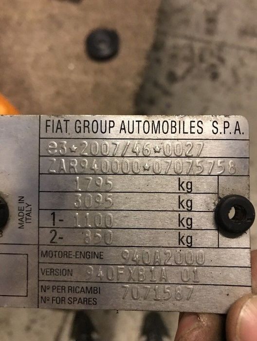 Alfa Romeo GIULIETTA (940_) - Caixa de 6 velocidades + OUTRAS PEÇAS