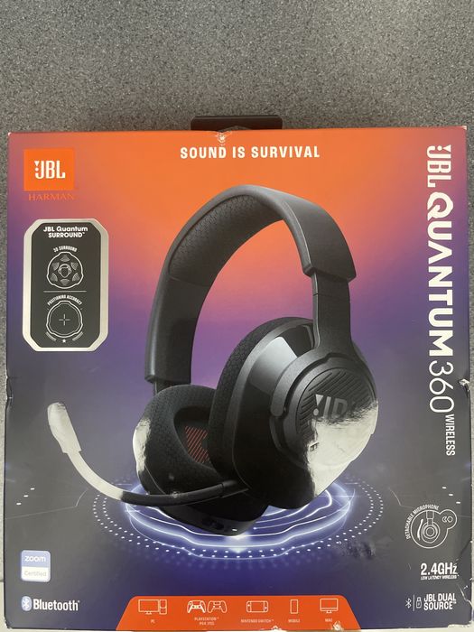 Słuchawki JBL QUANTUM 360 wiralless