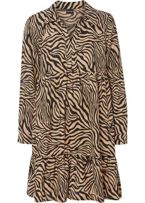 B.P.C sukienka tunikowa zebra ^38