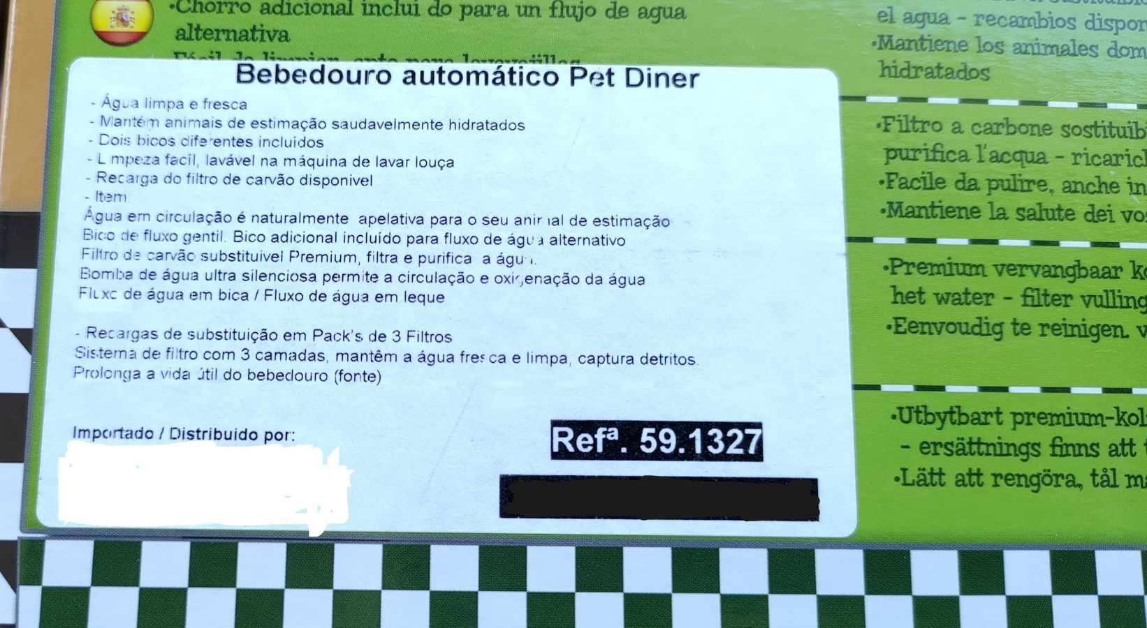 Bebedouro automático Pet Diner