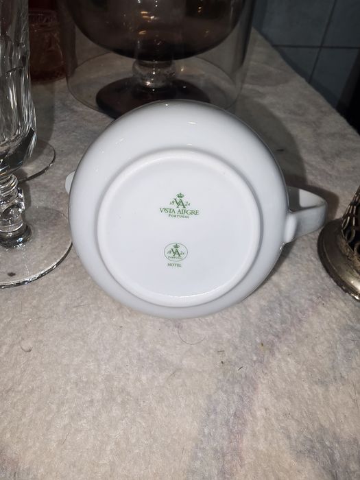 Prato + bule  vista alegre