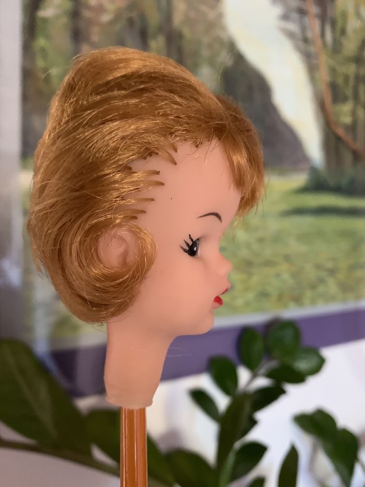 Głowa klonik lalki typu Sindy Pedigree vintage