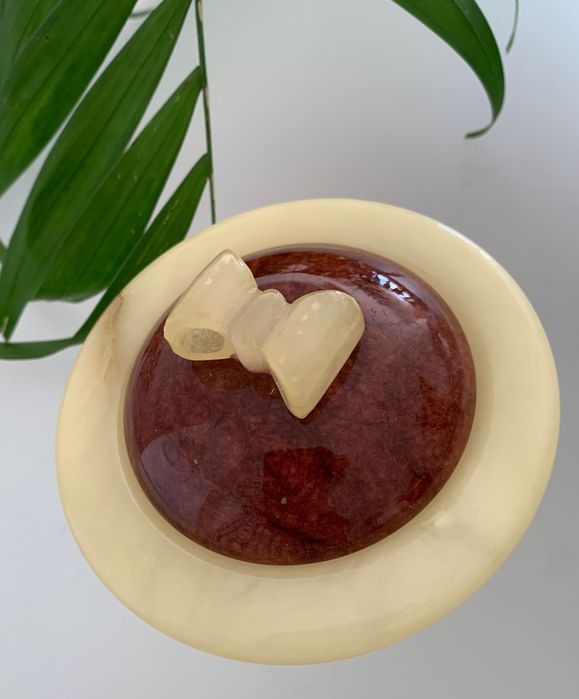 Шкатулочка, емкость для кухни из натурального камня