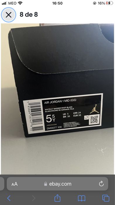 Jordan 1 Mid Light Madder Root