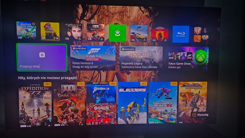 Xbox series X + 6 gier